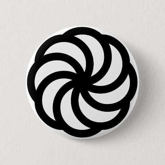 Armeens waardensymbool ronde button 5,7 cm (Voorkant)