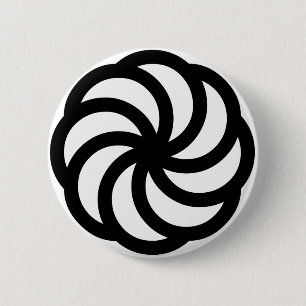 Armeens waardensymbool ronde button 5,7 cm