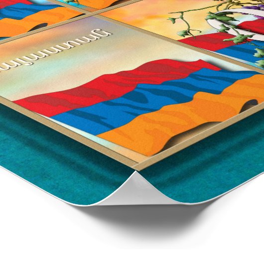 Armeense Alphabet Seasons Poster (Hoek)