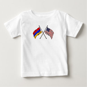 Armeense Amerikaanse vlaggen T-Shirt