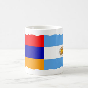 Armeense & Argentijnse Vlag Koffiemok