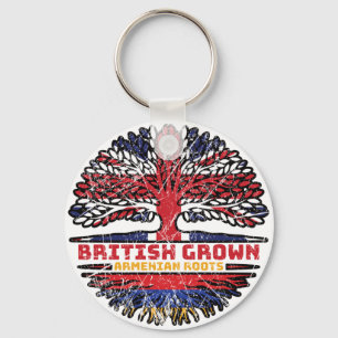 Armeense Armenië UK - Britse boom Sleutelhanger