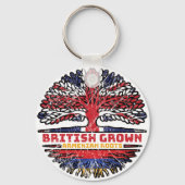 Armeense Armenië UK - Britse boom Sleutelhanger (Achterkant)