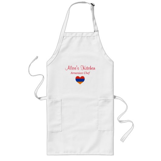 Armeense Chef | Apron Lang Schort (Voorkant)