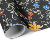 Armeense driekleur bloemen inpakpapier (Rol Hoek)