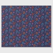 Armeense driekleur harten inpakpapier (Vlak)