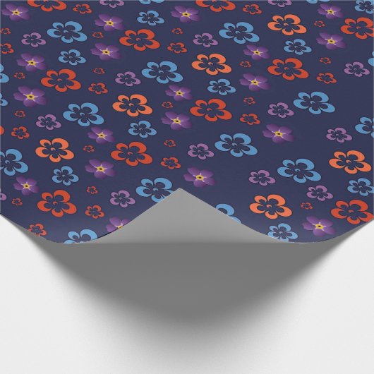 Armeense driekleur harten inpakpapier (Hoek)