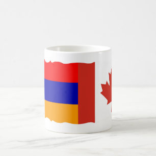 Armeense en Canadese Mok voor vlaggenkoffie