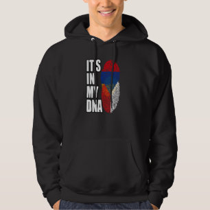 Armeense en Tsjechische Mix DNA Vlag Erfgoed Hoodie