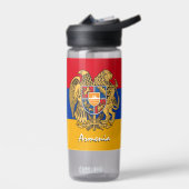 Armeense fles, patriottische Armeense vlag Waterfles (Links)