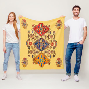 Armeense Folk Art Fleece Blanket