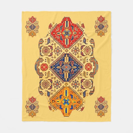 Armeense Folk Art Fleece Blanket (Voorkant)