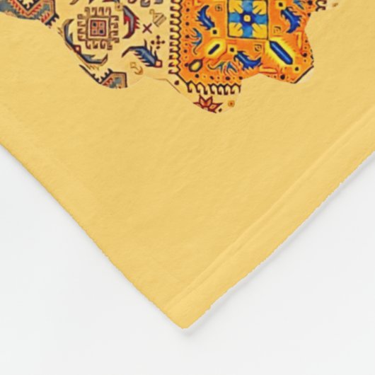 Armeense Folk Art Fleece Blanket (Hoek)