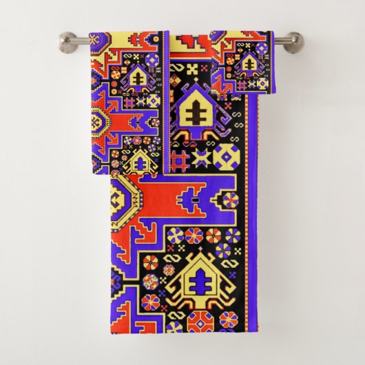Armeense Folk Art Towel Bad Handdoek (Insitu)