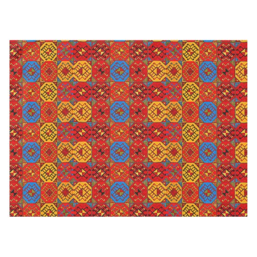 Armeense Folk Custom Cotton Tablecloth, 52 x 70 in Tafelkleed (Voorkant (Horizontaal))