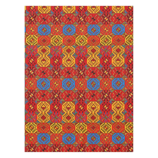 Armeense Folk Custom Cotton Tablecloth, 52 x 70 in Tafelkleed (Voorkant)