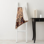 Armeense folkkunst Sherpa Blanket Deken (In situ)