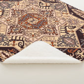 Armeense folkkunst Sherpa Blanket Deken (3/4)