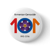 Armeense genocide 101 jaar herdenking Button