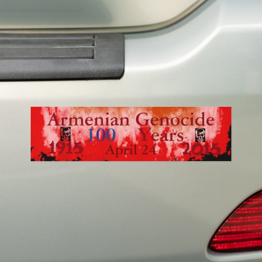 Armeense genocide Bumpersticker (Op auto)