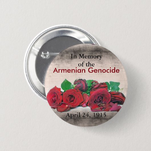 Armeense genocide Button (Voorkant /achterkant)
