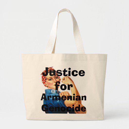 Armeense genocide Canvas tas (Voorkant)