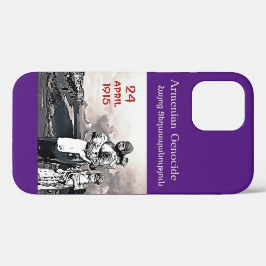 Armeense genocide Case-Mate iPhone case (Achterkant (horizontaal))