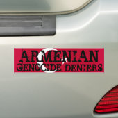 Armeense genocide Deniers Bumpersticker (Op auto)