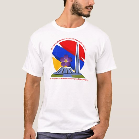 Armeense Genocide Memorial Day T-shirt (Voorkant)
