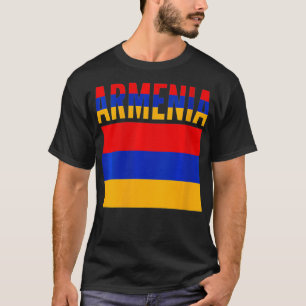 Armeense Gift Armenia: Vlag VNeck1 T-shirt