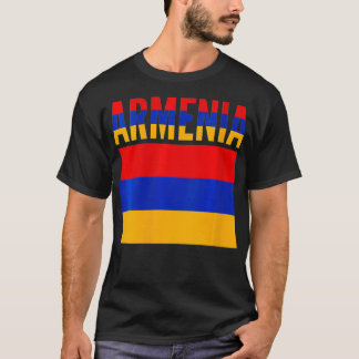 Armeense Gift Armenia: Vlag VNeck1 T-shirt