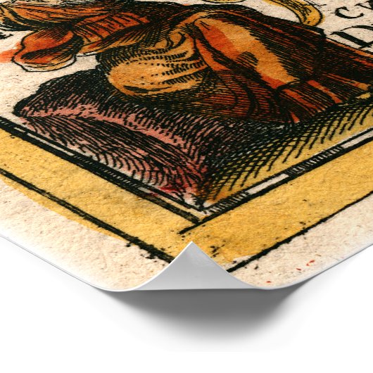 Armeense kaart van 1684 poster (Hoek)