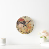 Armeense kerstklok met prettige kerst ronde klok (Huis)