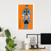Armeense man - Luciferdoosje Print - Esthetische M (Thuiskantoor)