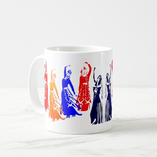 Armeense mok van dansers (Voorkant links)