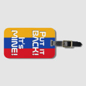 Armeense nationale vlag Funny Patriotic Bagagelabel (Voorkant (horizontaal))