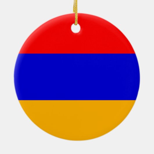 Armeense nationale vlag keramisch ornament (Achterkant)