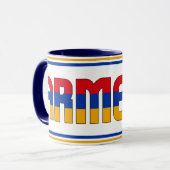 Armeense Nationale Vlag Patriottische Koffie Mok (Voorkant links)
