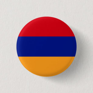 Armeense nationale vlag ronde button 3,2 cm