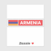 Armeense nationale vlag sticker (Vel)