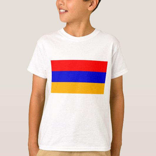 Armeense nationale vlag t-shirt (Voorkant)