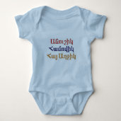 Armeense prachtige Quote Baby Suit T-shirts