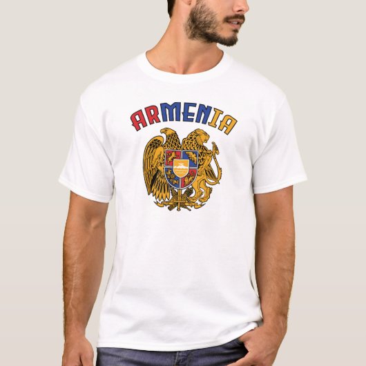 Armeense pride Flag Coffee Mok T-shirt (Voorkant)