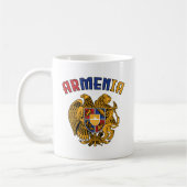 Armeense pride Flag Koffiemok (Links)