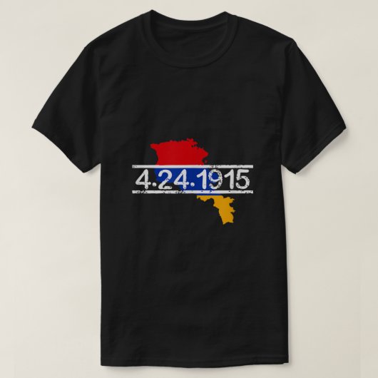 Armeense pride Genocide Jubileum April Familie M T-shirt (Design voorkant)