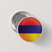 Armeense ronde - pictogramvlag button 3,2 cm (Voorkant /achterkant)