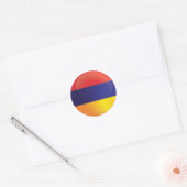 Armeense ronde - pictogramvlag ronde sticker (Envelop)