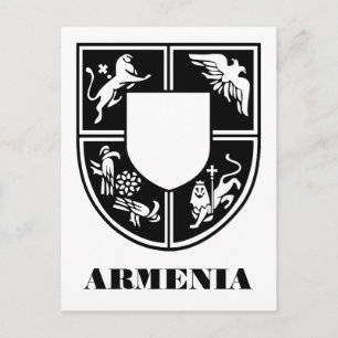 Armeense Staatswapen Hedendaagse Kunst Briefkaart