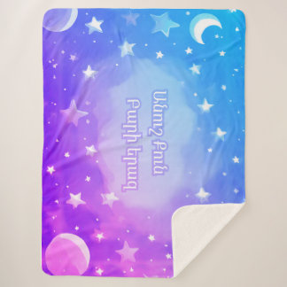 Armeense “Sweet Dreams” Sterrennacht Sherpa Deken