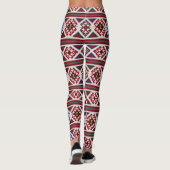 Armeense tapijtpatroonLeggings - Uniek ontwerp Leggings (Achterkant)